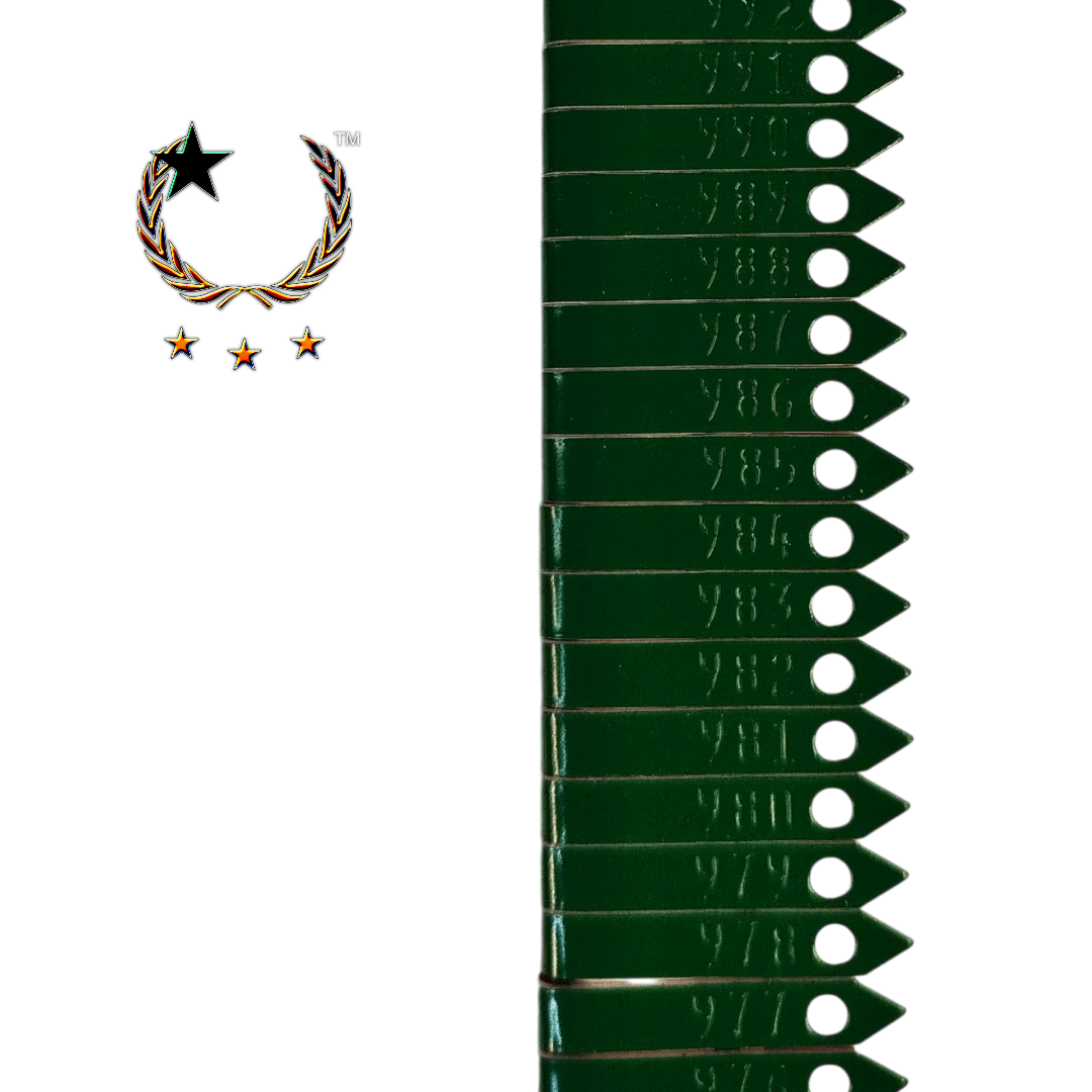 Placas de Aluminio de Seguridad Estilo Zip