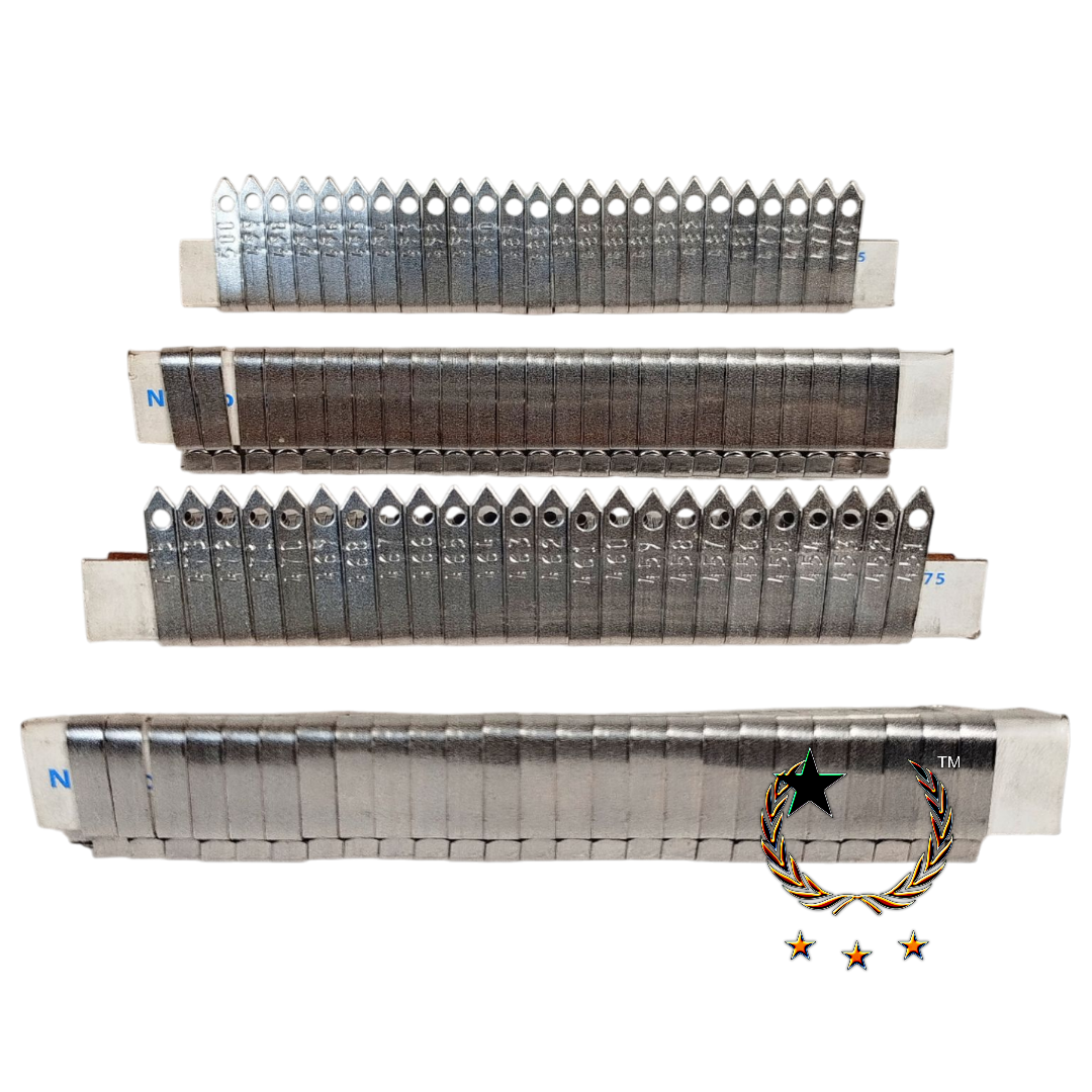 Placas de Aluminio Estilo Zip