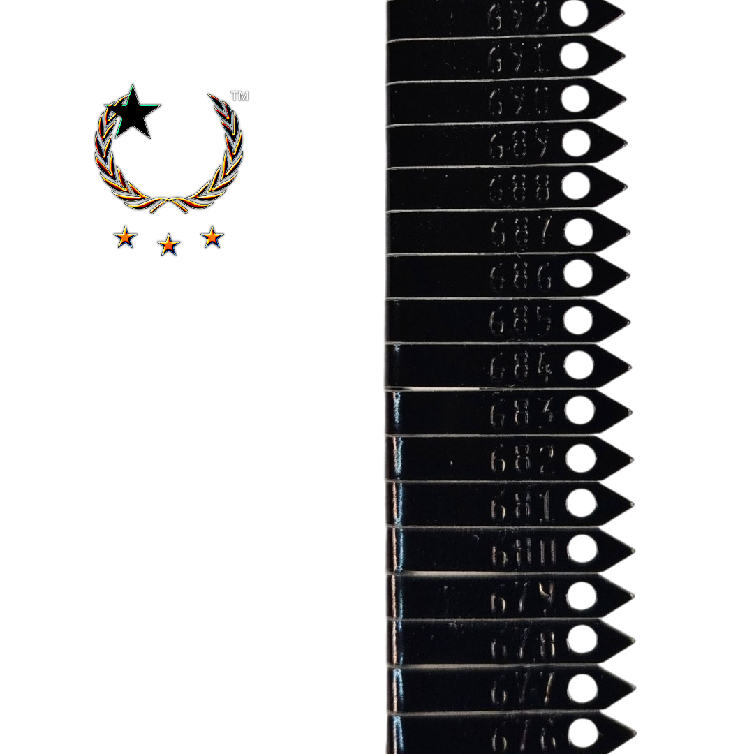 Placas de Aluminio de Seguridad Estilo Zip