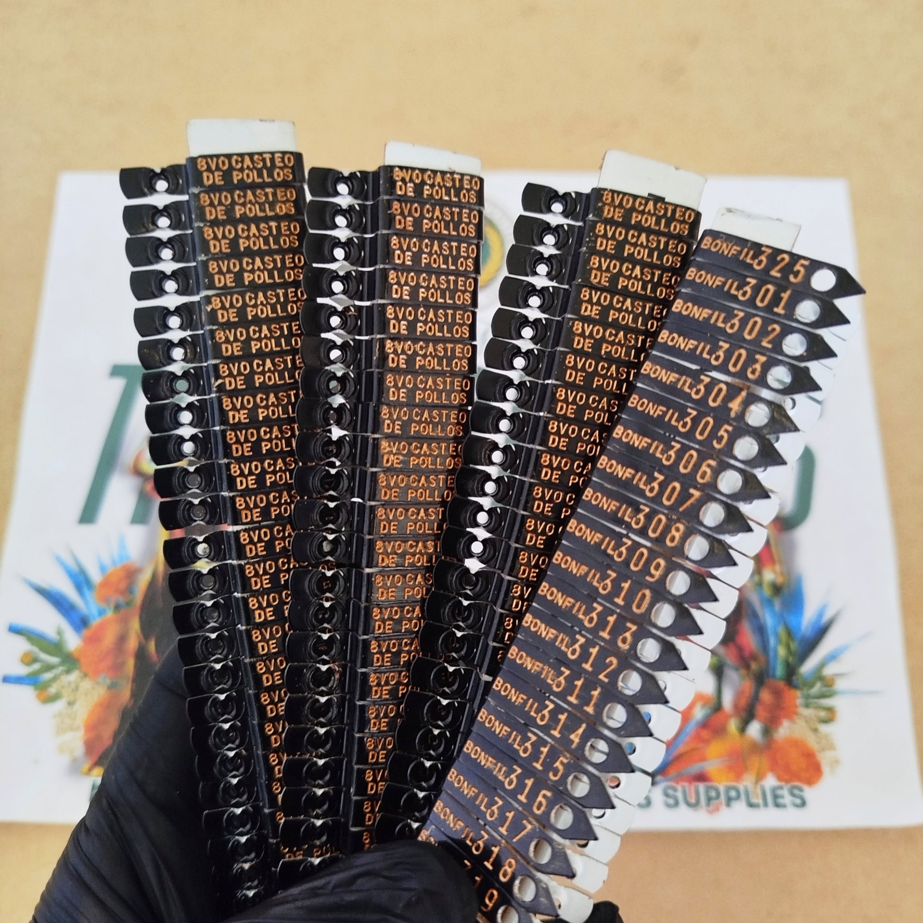 Colección de Placas De Aluminio De Seguridad Estilo Zip
