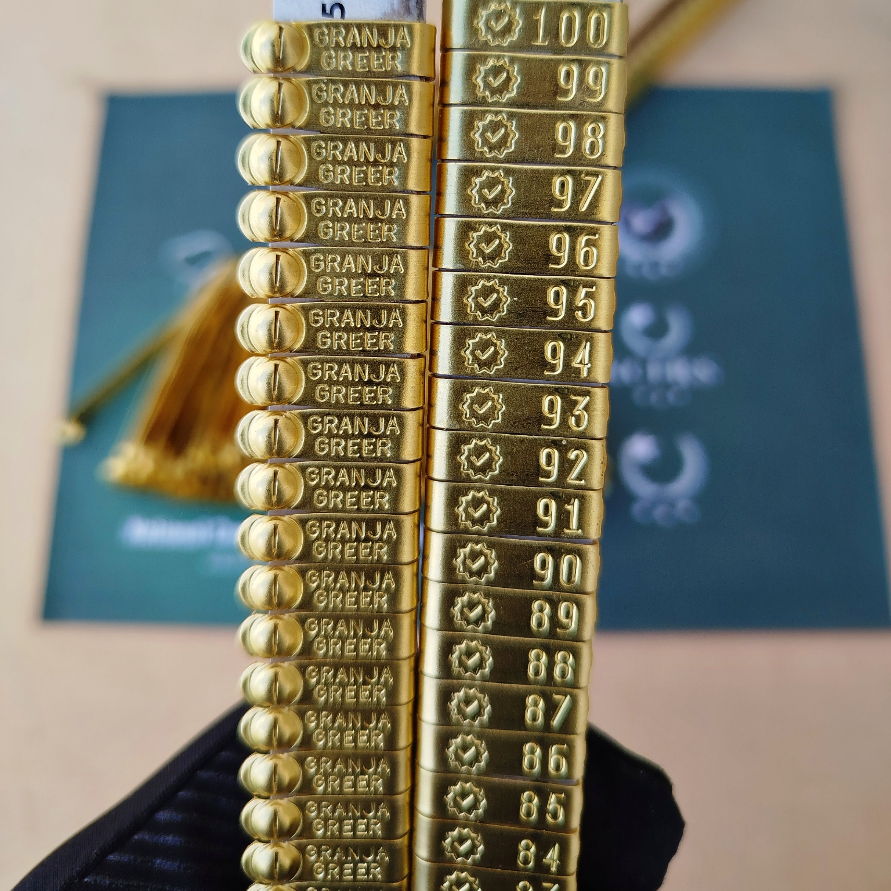 Placas de Bronce Estilo Jiffy