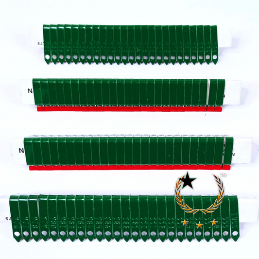 Zip Style Aluminum Plates