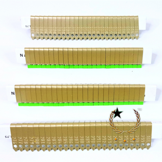 Zip Style Aluminum Plates
