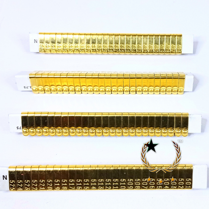 Placas de Bronce Estilo Jiffy