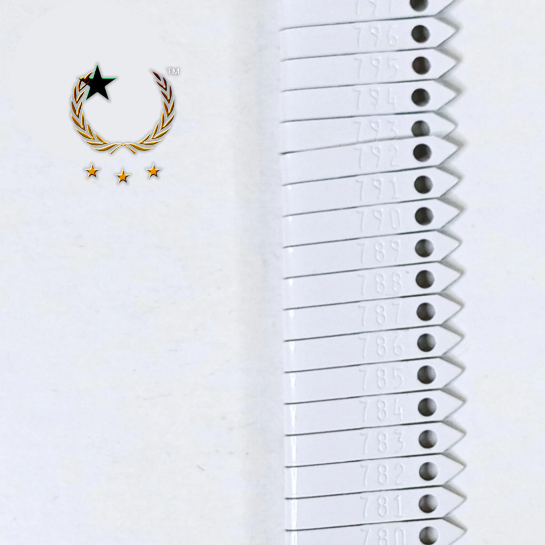 Placas de Aluminio de Seguridad Estilo Zip
