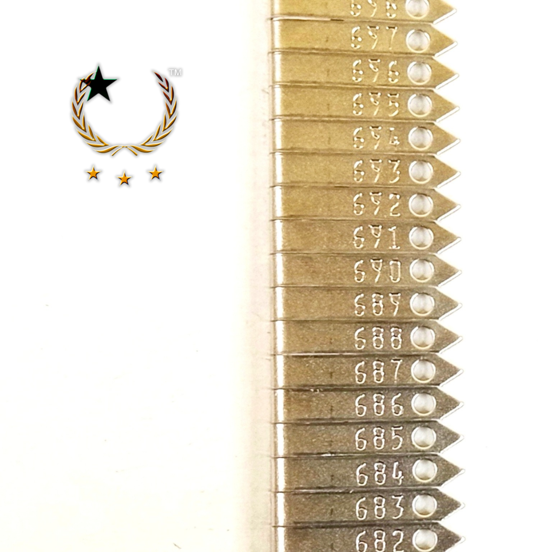 Placas de Aluminio de Seguridad Estilo Zip