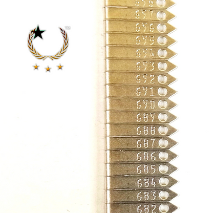 Placas de Aluminio de Seguridad Estilo Zip