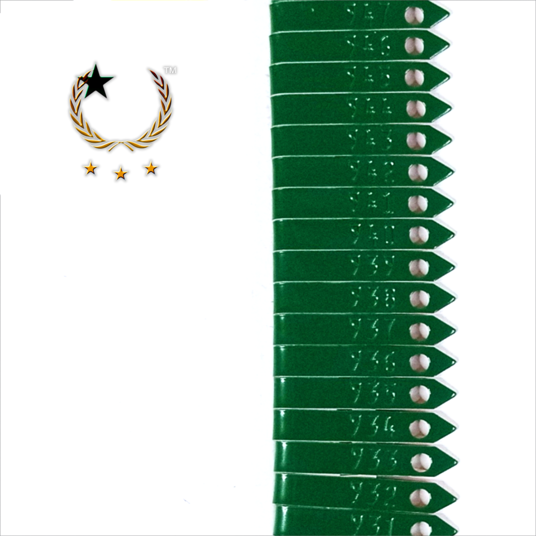 Placas de Aluminio de Seguridad Estilo Zip