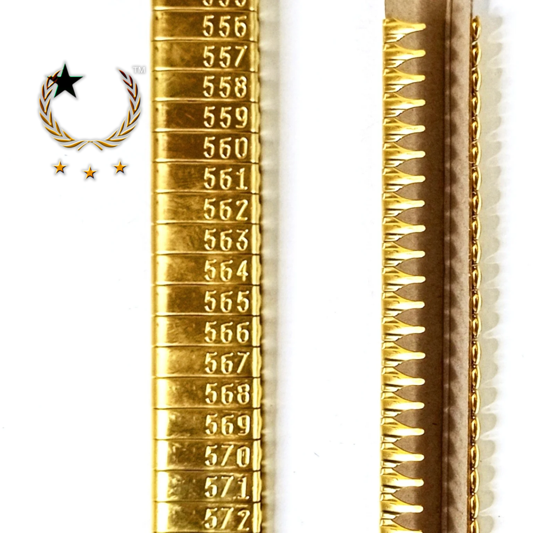 Placas de Bronce Estilo Jiffy