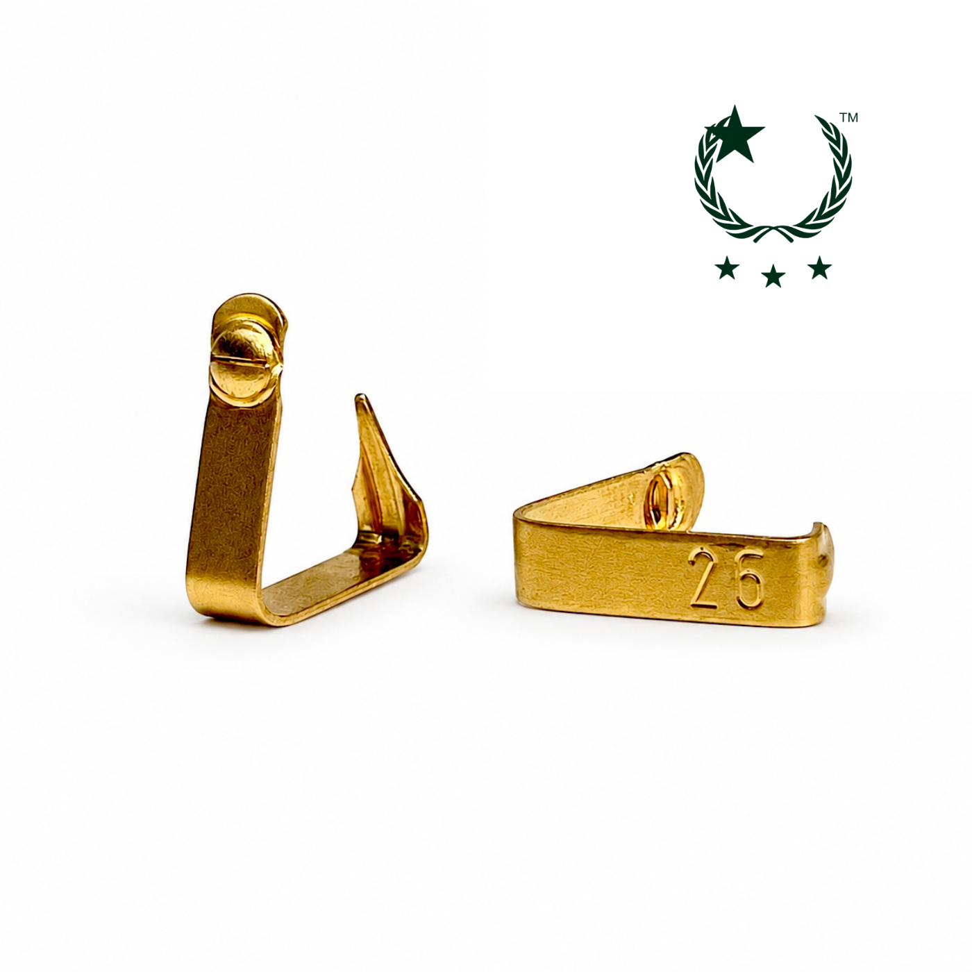 Placas de Bronce Estilo Jiffy
