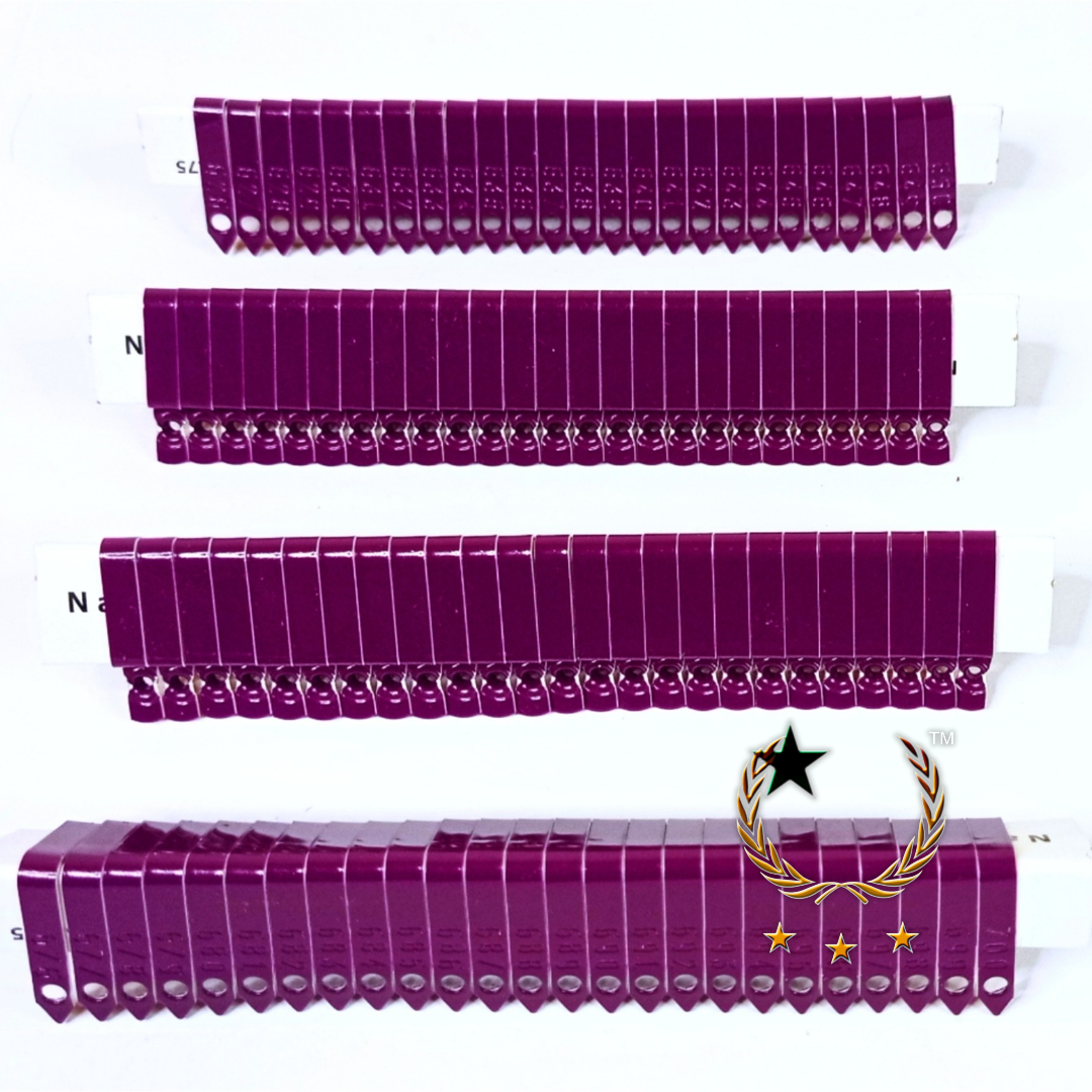 Placas de Aluminio de Seguridad Estilo Zip