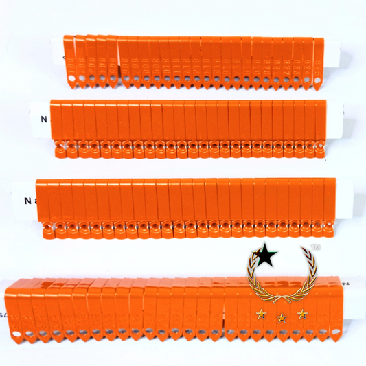 Placas de Aluminio de Seguridad Estilo Zip