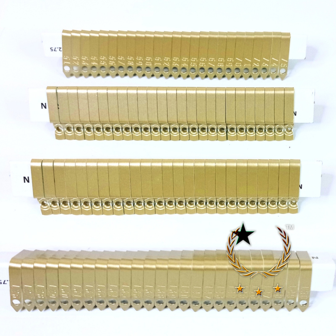 Placas de Aluminio de Seguridad Estilo Zip