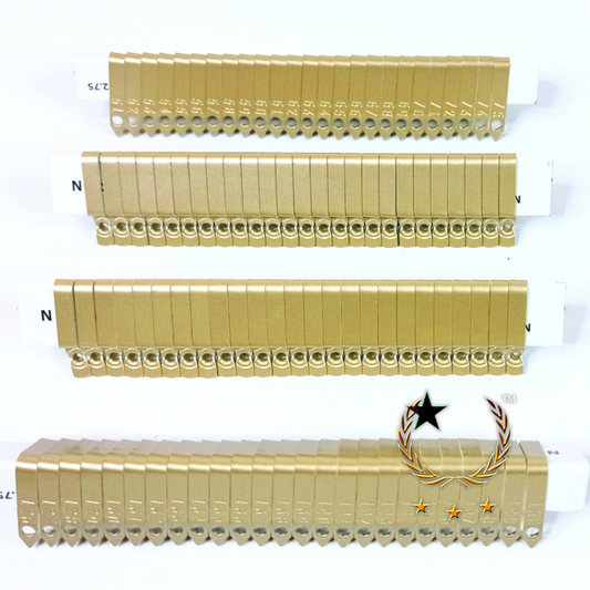 Placas de Aluminio de Seguridad Estilo Zip