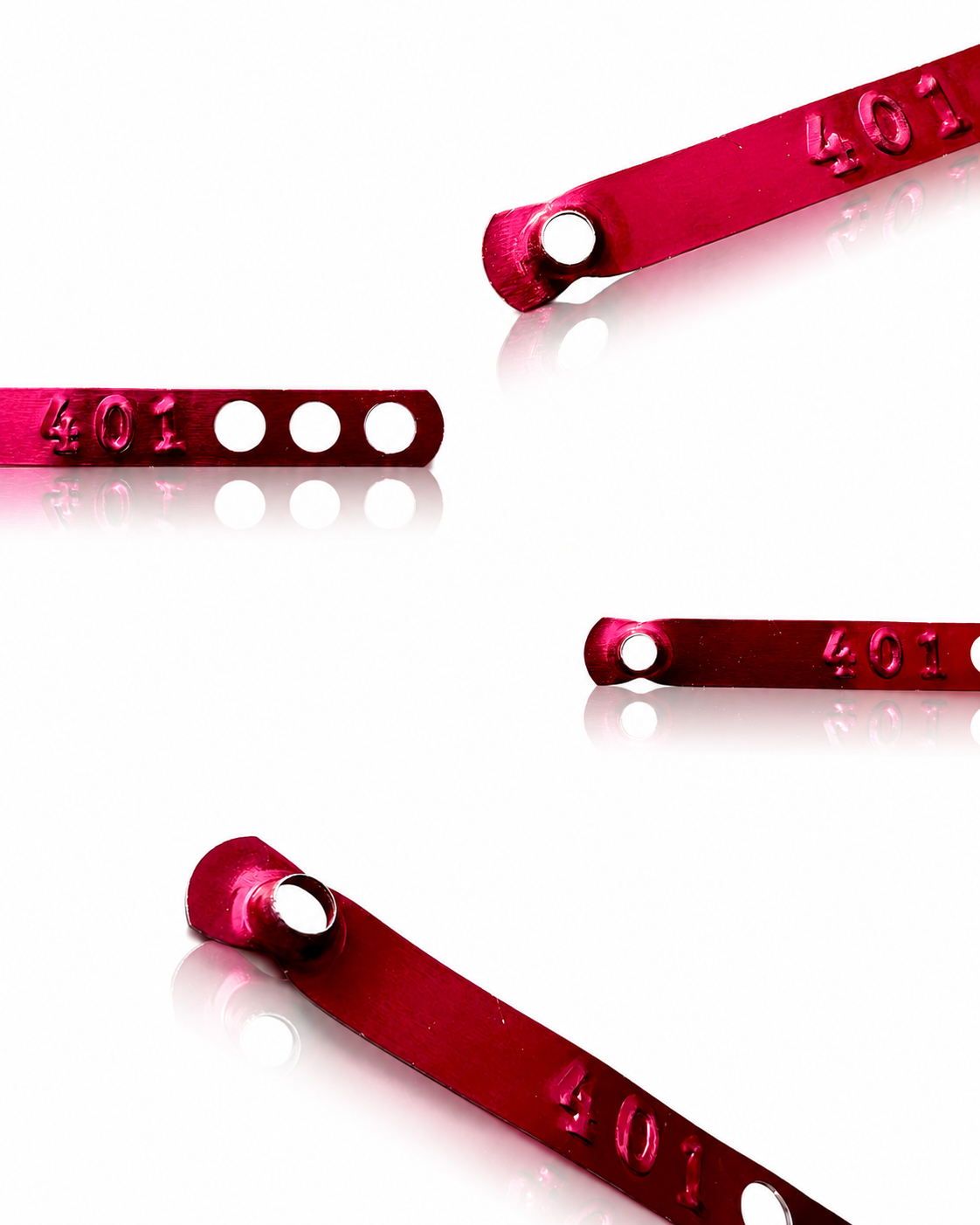 Anillos de aluminio Anodizados
