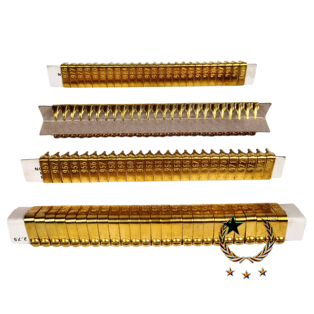 Placas de Bronce Estilo Jiffy