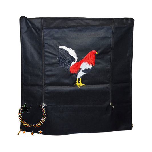 Set de Fundas Palenqueras con Gallo Bordado.