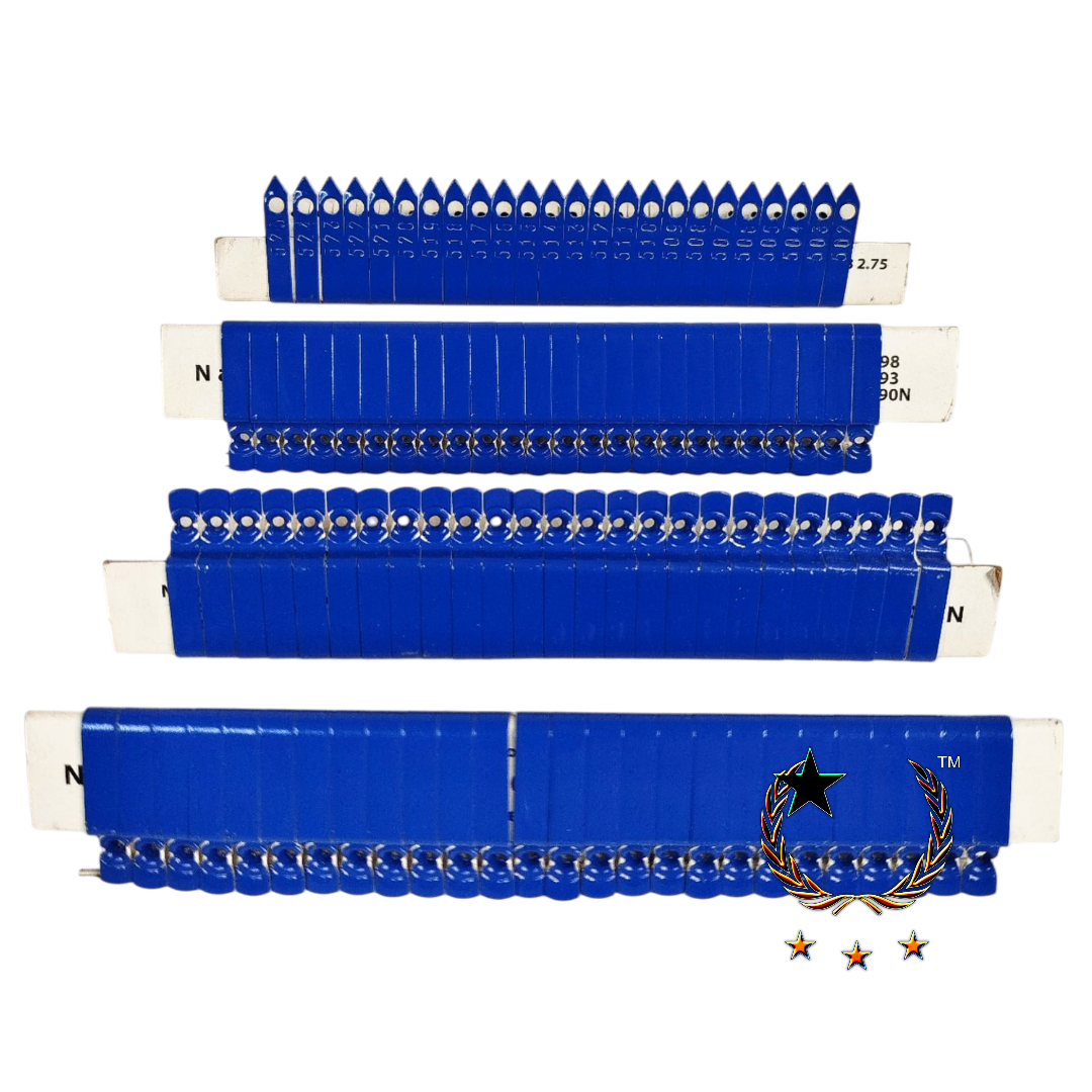 Placas de Aluminio de Seguridad Estilo Zip