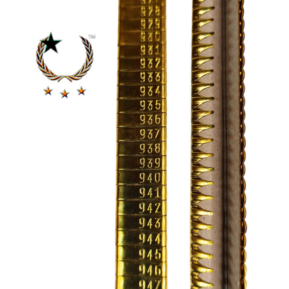Placas de Bronce Estilo Jiffy