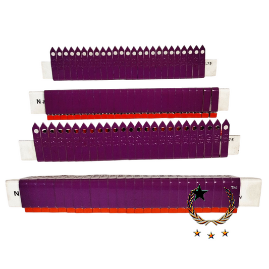Placas de Aluminio Estilo Zip