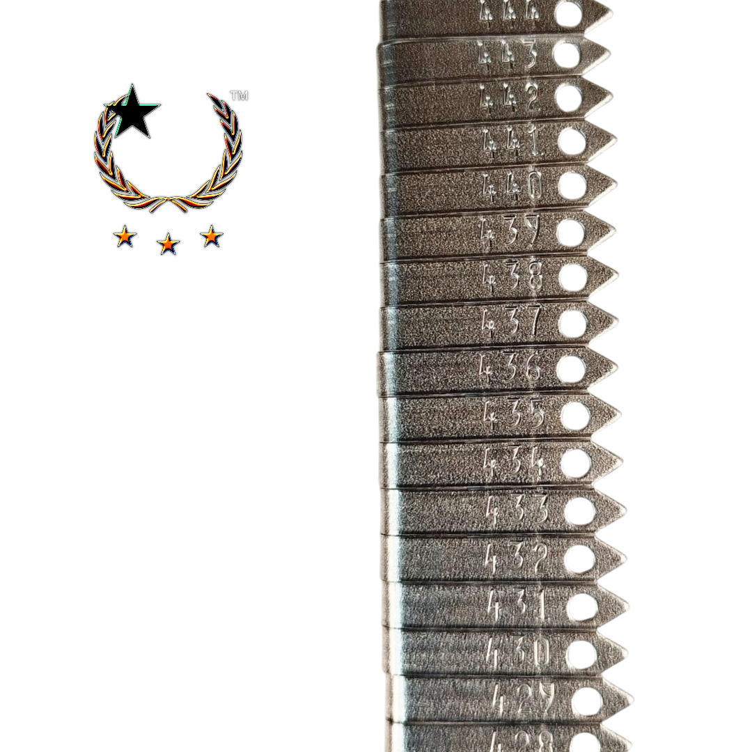 Placas de Aluminio Estilo Zip